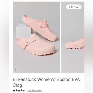 Birkenstock Women's Boston Clogs - Light Pink